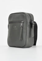 ARMANI EXCHANGE Borsello grigio da uomo con logo frontale 952388CC830 U8144 ARMANI EXCHANGE 