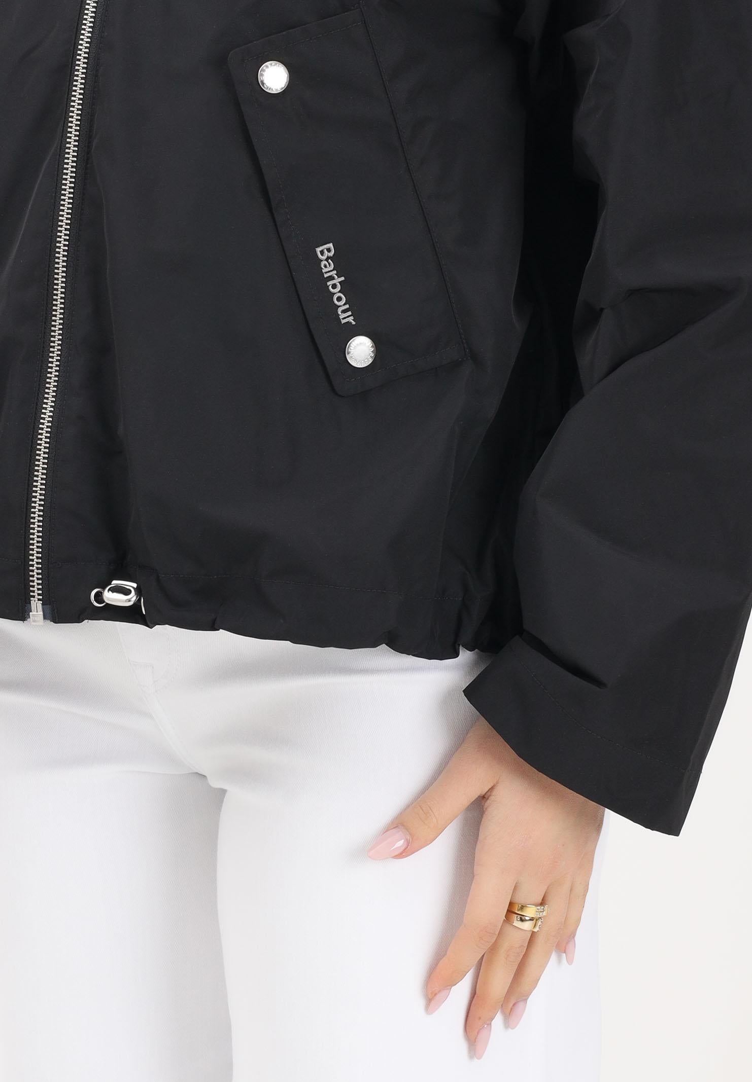 BARBOUR Giacca a vento Weaver nera da donna 261-LSP0307 BK11 BARBOUR 