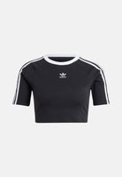 ADIDAS ORIGINALS T-shirt a manica corta 3-Stripes nera da donna IU2532 . ADIDAS ORIGINALS 