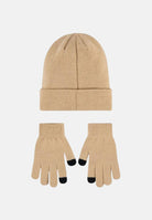 JORDAN Set regalo Essentials composto da berretto e guanti beige per bambino e bambina 9A0836 X0L JORDAN 
