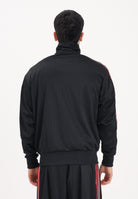 ADIDAS ORIGINALS Felpa con zip FIREBIRD LOOSE PINSTRIPES nera da uomo KD6292 . ADIDAS ORIGINALS 
