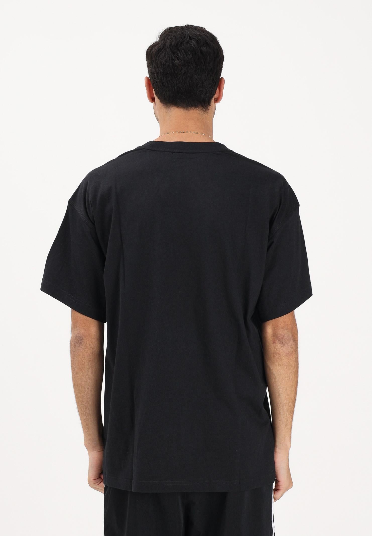 ADIDAS ORIGINALS T-shirt a manica corta Trefoil Essentials Oversized nera da uomo JD0349 . ADIDAS ORIGINALS 