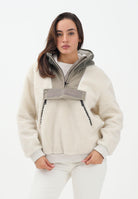 NAPAPIJRI Felpa mezza zip Seline panna da donna NP0A4HYON1J1  NAPAPIJRI 