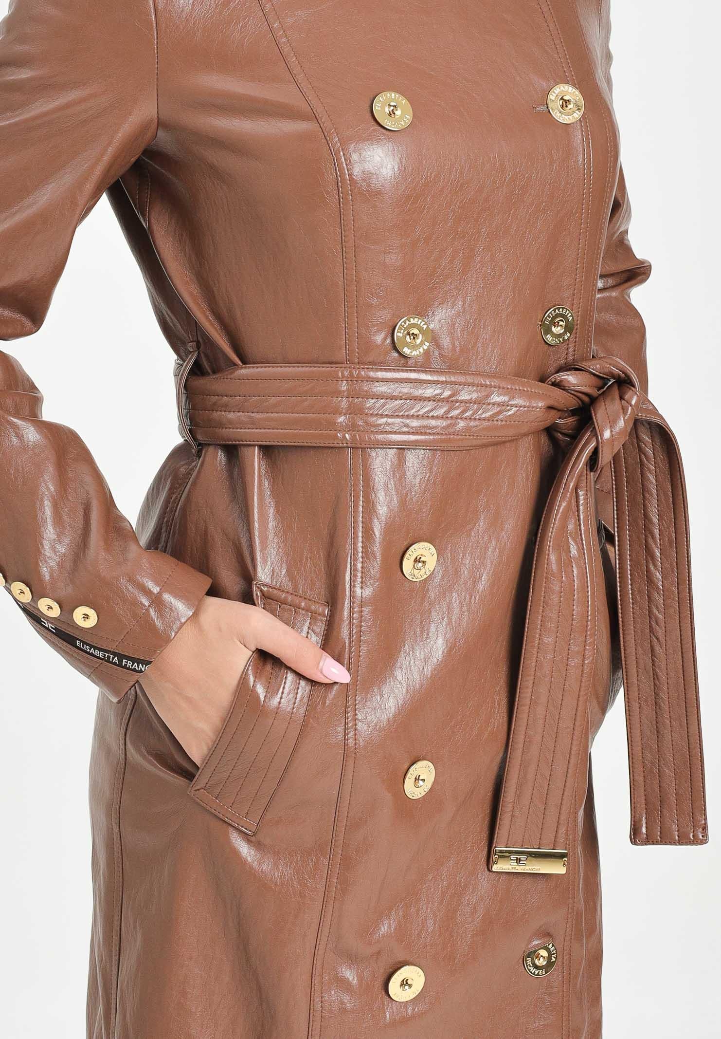 ELISABETTA FRANCHI Trench cammello da donna SP00256E2 EC1 ELISABETTA FRANCHI 