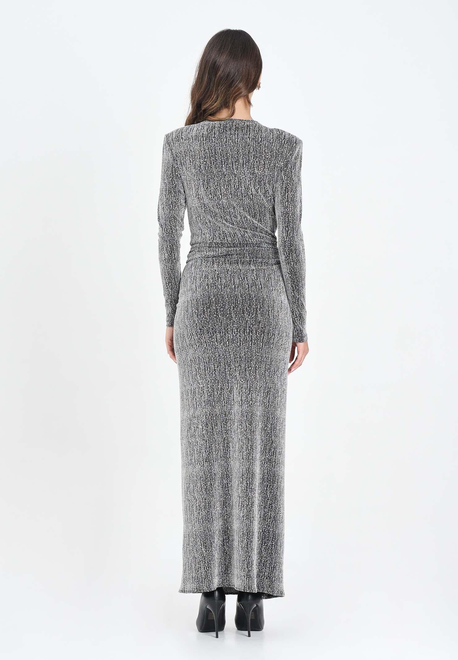 SIMONA CORSELLINI Abito lungo argento da donna A25CEAB10201-C00159 V0000 SIMONA CORSELLINI 