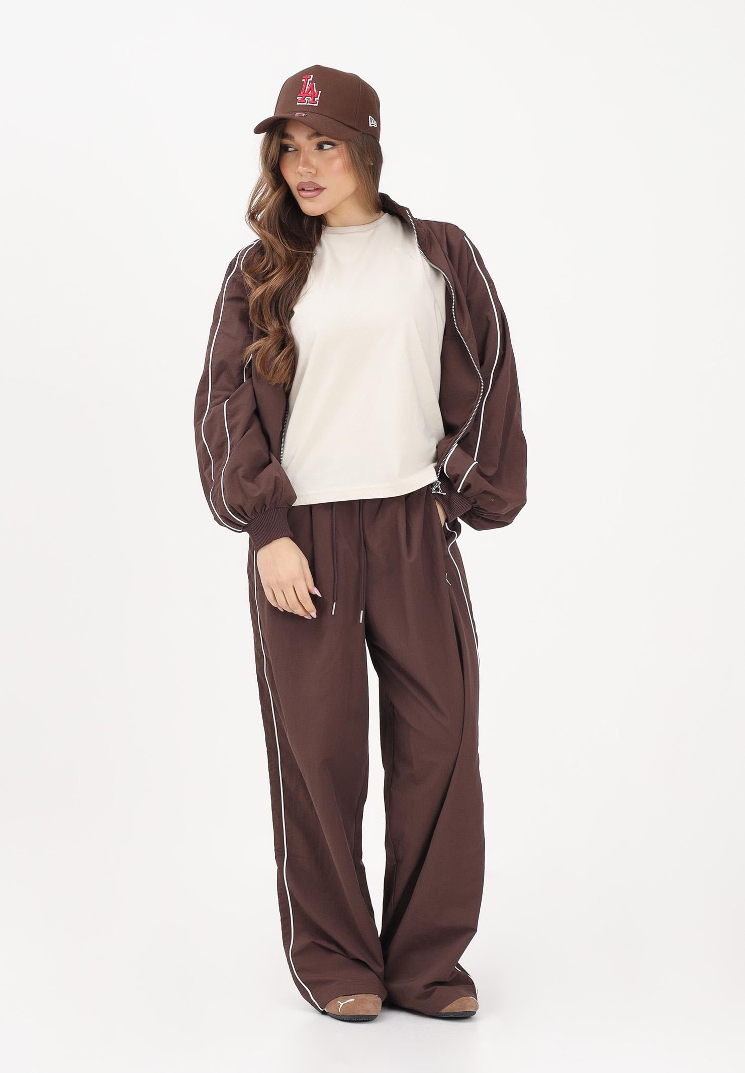 PUMA Pantalone sportivo T7 marrone da donna 634559 13 PUMA 