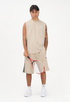ADIDAS ORIGINALS Canotta TREFOIL ESSENTIALS beige da uomo KE3397 . ADIDAS ORIGINALS 