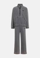 ADIDAS ORIGINALS Completo Denim Crew grigio per bambino e bambina JY3546  ADIDAS ORIGINALS 