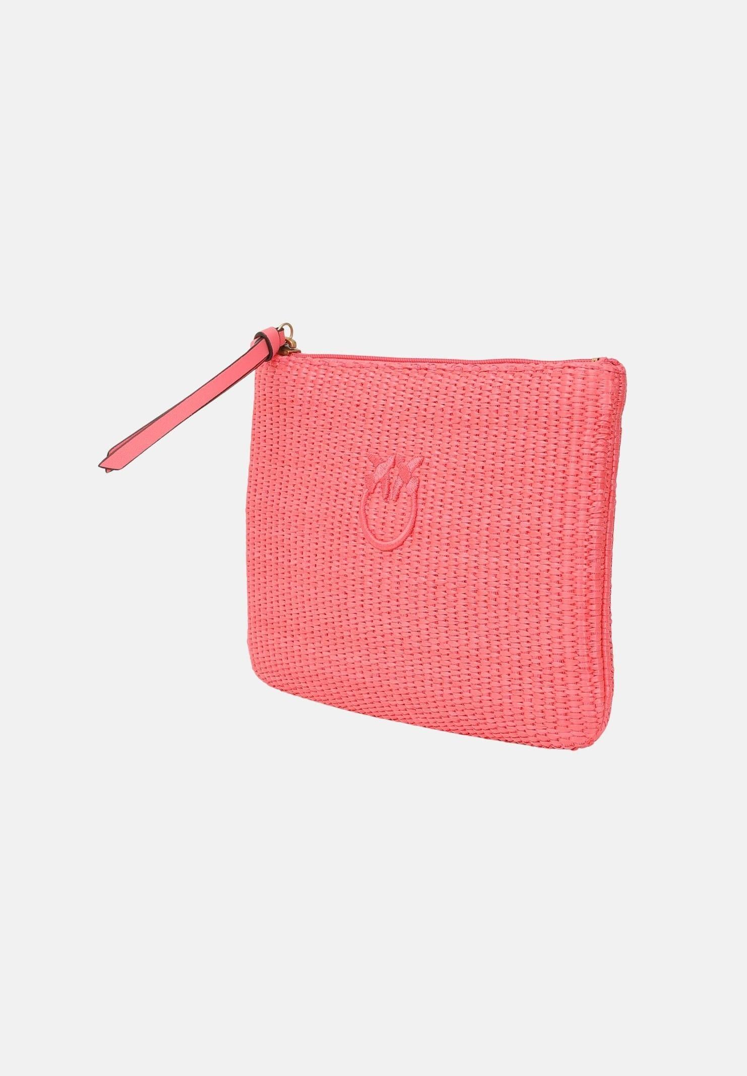 PINKO Pochette in rafia fucsia da donna 106763A39Y N17Q PINKO 