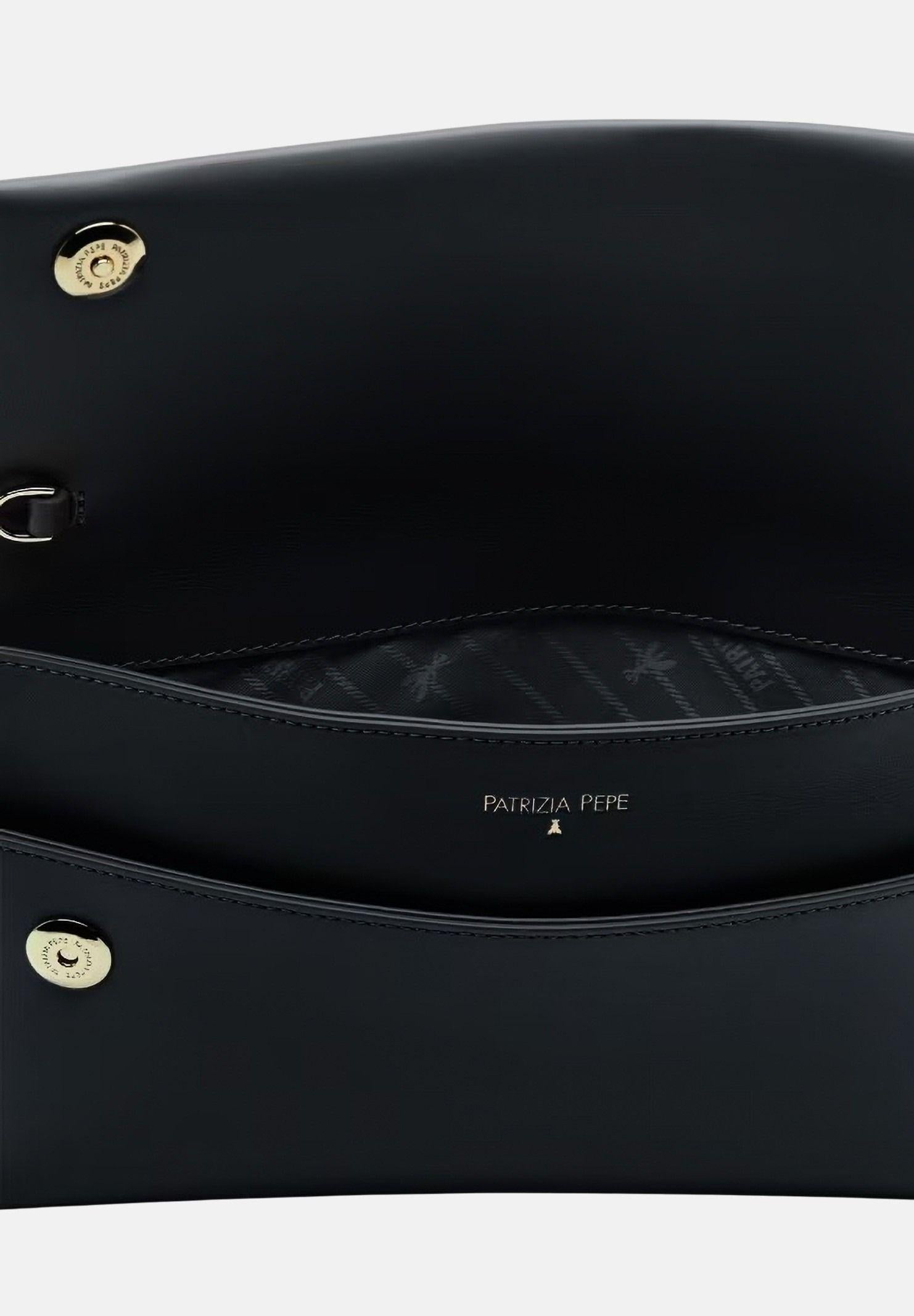 PATRIZIA PEPE Pochette Fly nera da donna CB5460L011 K118 PATRIZIA PEPE 