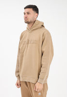 ADIDAS ORIGINALS Felpa con cappuccio WASHED beige da uomo JY2791 . ADIDAS ORIGINALS 