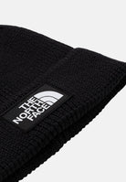 THE NORTH FACE Berretto nero per uomo e donna con risvolto e logo box TNF NF0A8CHEJK31 . THE NORTH FACE 
