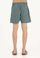 LACOSTE Shorts mare verde da uomo con stampa monogramma MH9086 D1R LACOSTE 