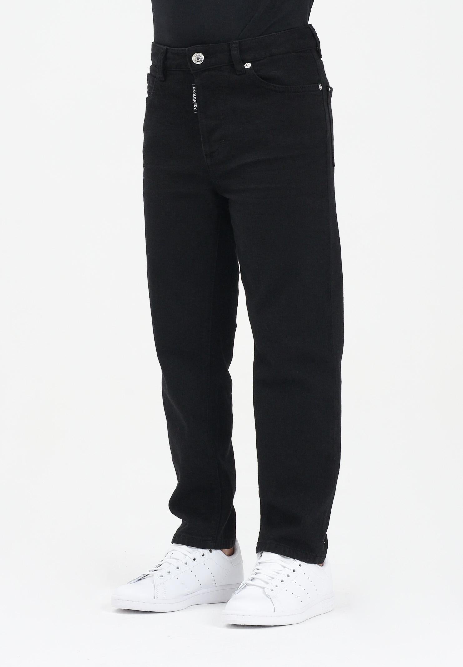 DSQUARED2 Jeans Boston Jean nero per donna, ragazzi e bambini DQ3140D0A4E DQ900 DSQUARED2 