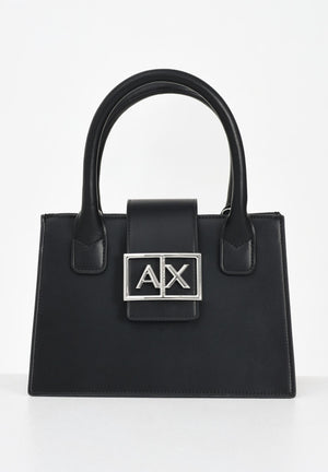ARMANI EXCHANGE Borsa a mano nera da donna con logo XW000306AF12039 UC001 ARMANI EXCHANGE 