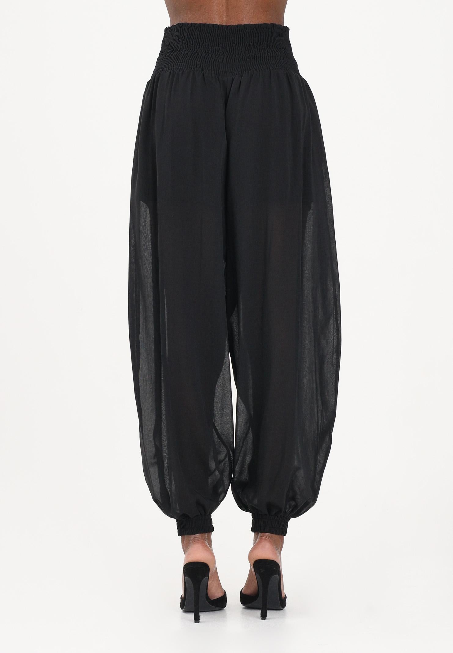 PINKO Pantalone nero da donna ampio e fluido 106845A3B2 Z99 PINKO 
