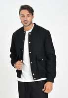 I'M BRIAN Bomber nero da uomo GIU3469 009 I'M BRIAN 