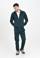 ADIDAS PERFORMANCE Tuta Basic 3 Strisce Tricot verde da uomo JX5502  ADIDAS PERFORMANCE 