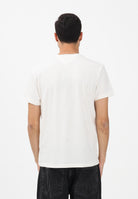 TOMMY JEANS T-shirt a manica corta panna da uomo con logo a timbro DM0DM22317 YBH TOMMY JEANS 