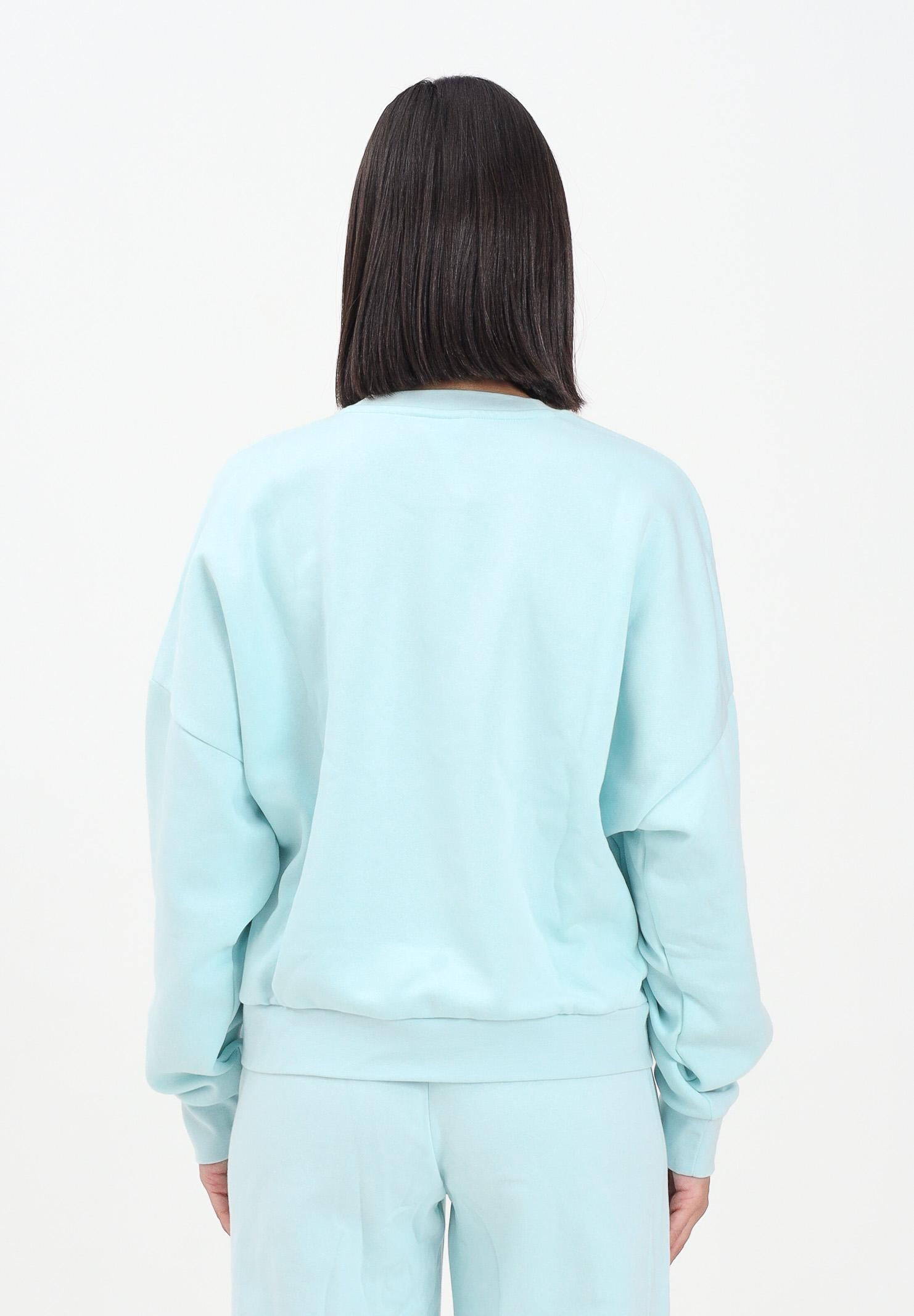 ADIDAS PERFORMANCE Felpa girocollo Essentials Small Logo Feelcozy turchese da donna JV7300 . ADIDAS PERFORMANCE 