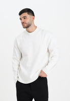 SELECTED HOMME Maglioncino girocollo panna da uomo 16098435 Egret SELECTED HOMME 