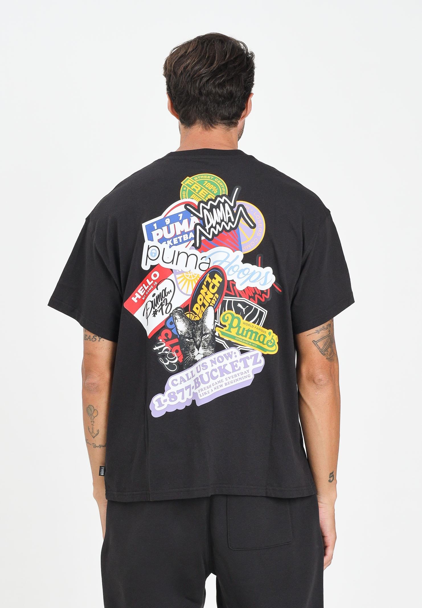 PUMA T-shirt a manica corta HooperHotline I nera da uomo 632835 02 PUMA 