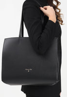 PATRIZIA PEPE Shopper nera da donna 8B0235L001 K470 PATRIZIA PEPE 