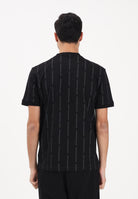 EA7 T-shirt a manica corta nera da uomo con logo all-over 7M001391AF12874 FC039 EA7 
