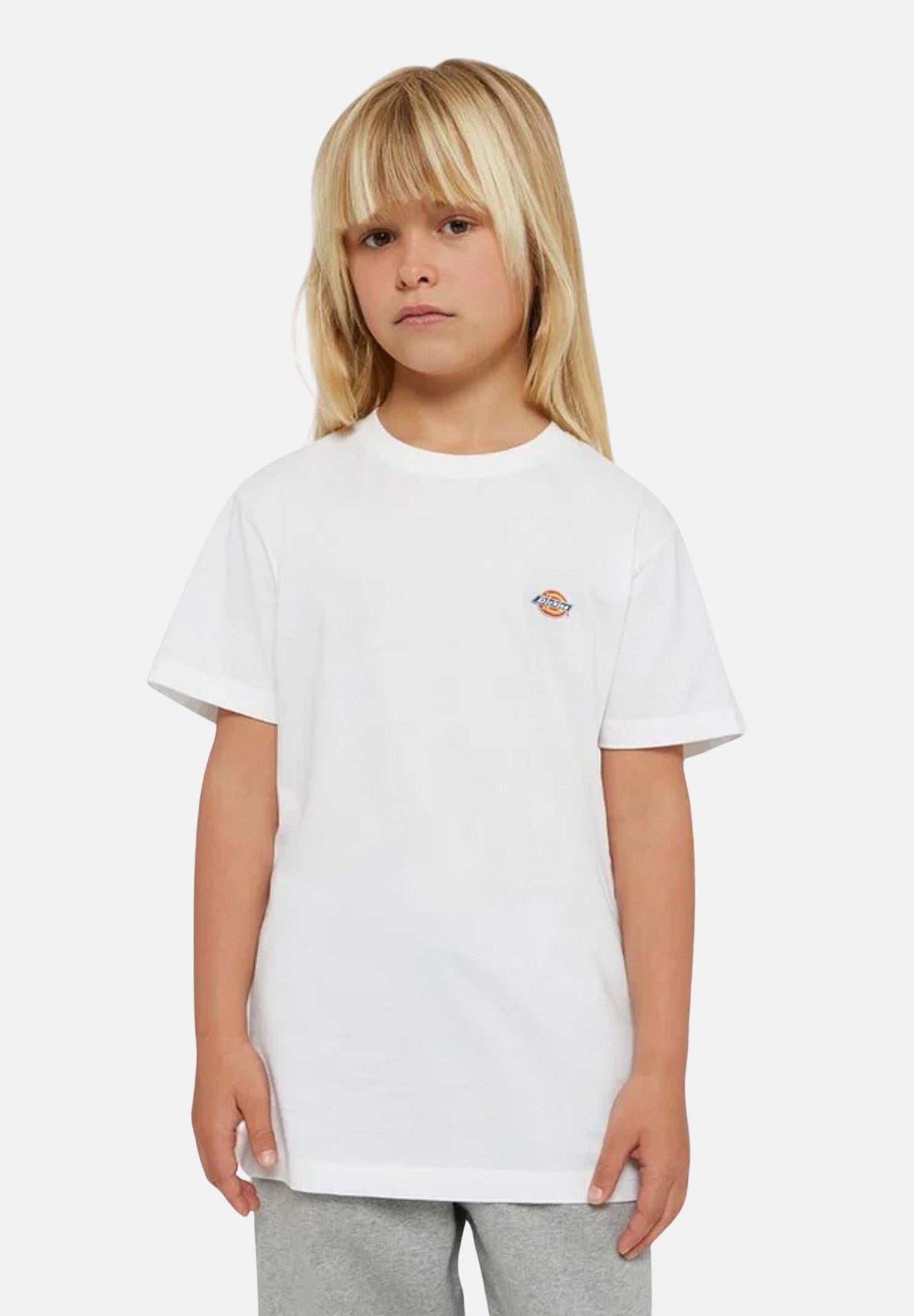 T-shirt a manica corta Mapleton bianca per bambino e bambina DK0KSR640WH1 0WH1 DIckies 
