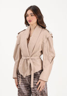 VICOLO Giubbotto di pelle Marant beige da donna TAB0179 ABU03 VICOLO 