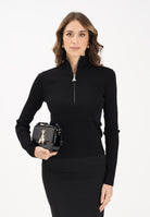 PATRIZIA PEPE Dolcevita nero da donna con zip 8K0323K274 K103 PATRIZIA PEPE 