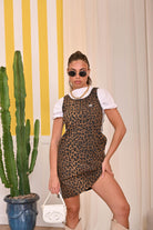 ADIDAS ORIGINALS Abito corto Leopard beige da donna KA2677  ADIDAS ORIGINALS 