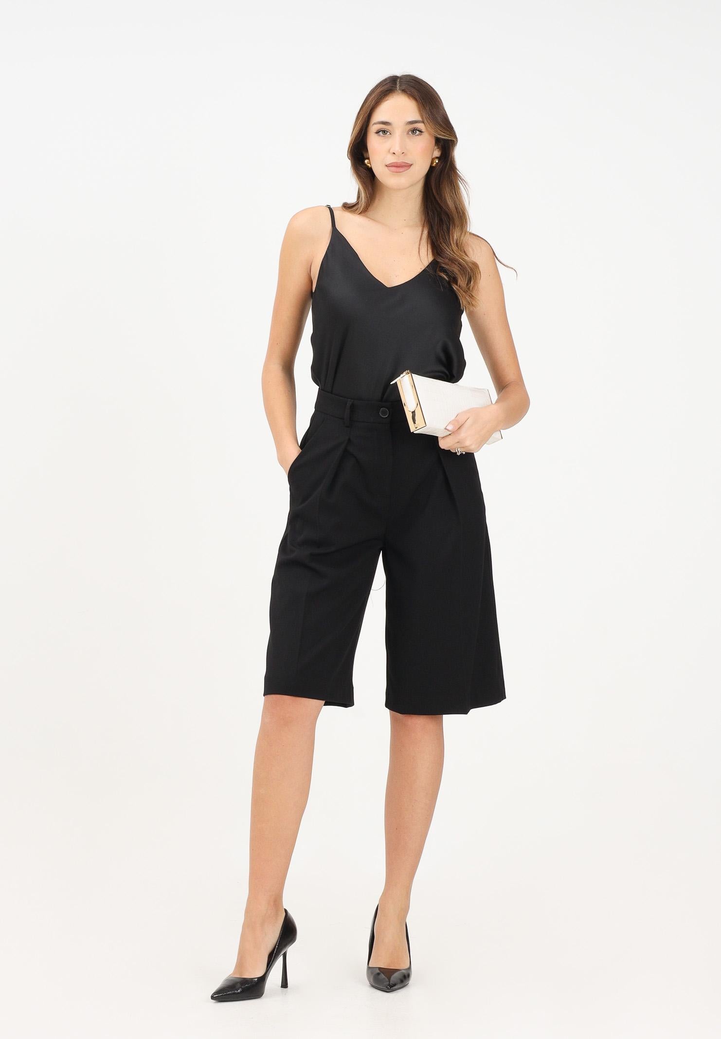 VICOLO Bermuda nero da donna TF1136 NE VICOLO 