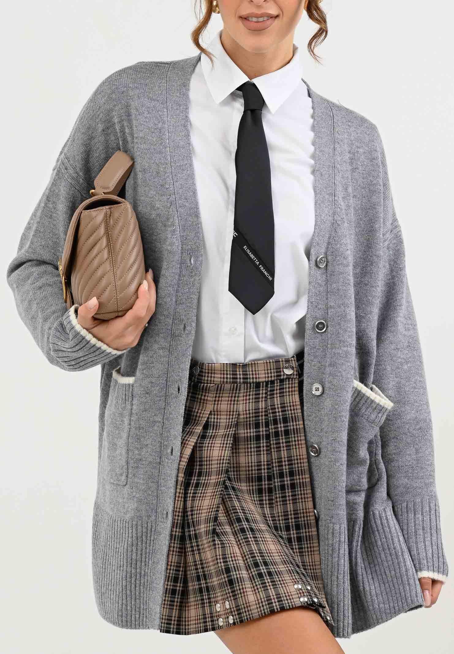 ELISABETTA FRANCHI Cravatta nera da donna CR12L57E2 110 ELISABETTA FRANCHI 