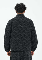 ARMANI EXCHANGE Giubbotto nero da uomo con logo all-over XM001866AF18821 FC145 ARMANI EXCHANGE 