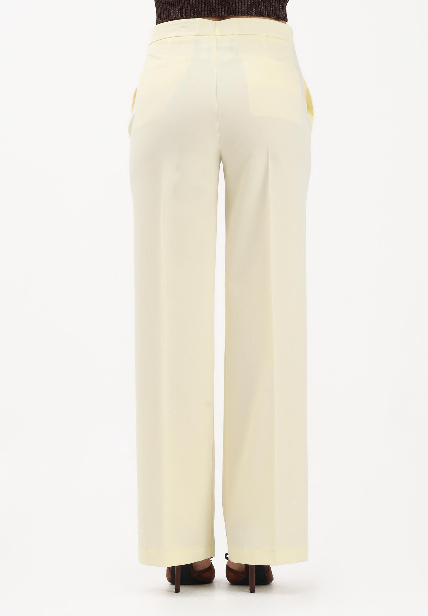 VICOLO Pantalone elegante giallo da donna TAB0025 GI VICOLO 