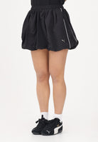 PUMA Gonna corta T7 nera da donna 635461 01 PUMA 