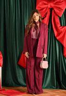 SIMONA CORSELLINI Giacca bordeaux da donna A25CPGI00701-C00011 V0741 SIMONA CORSELLINI 