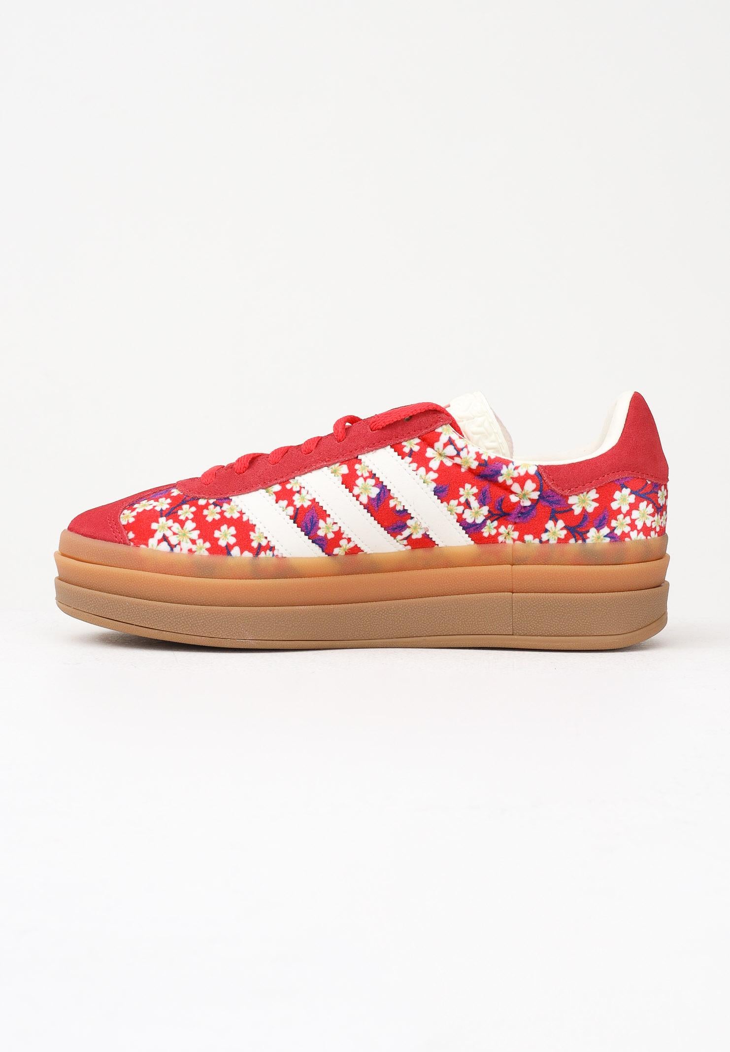 ADIDAS ORIGINALS Sneakers Gazelle Bold x Liberty London rosso fragola da donna JP8078  ADIDAS ORIGINALS 