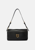 PINKO Borsa a spalla Love Bag Click Soft Horizontal Handle nera da donna 106178A0QO Z99Q PINKO 
