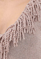 SIMONA CORSELLINI Body in maglia rosa da donna con frange P26CPBDO0101 V0697 SIMONA CORSELLINI 