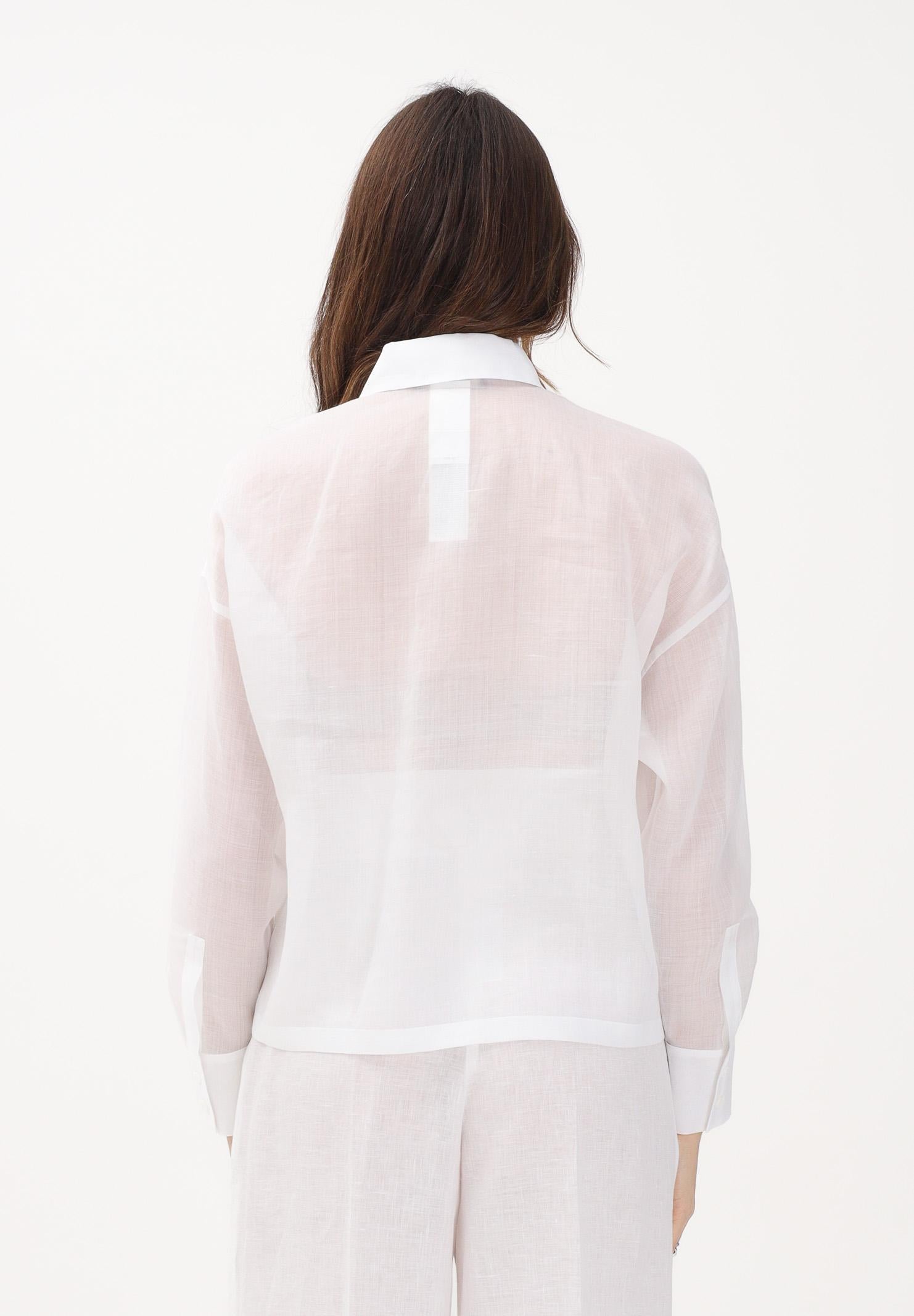 MAX MARA Camicia a manica lunga MSTCALI bianca da donna 2616111012600 031 MAX MARA 