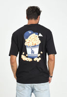 NEW ERA T-shirt a manica corta Oversized LA Dodgers MLB Food Graphic nera da uomo 60684280 . NEW ERA 