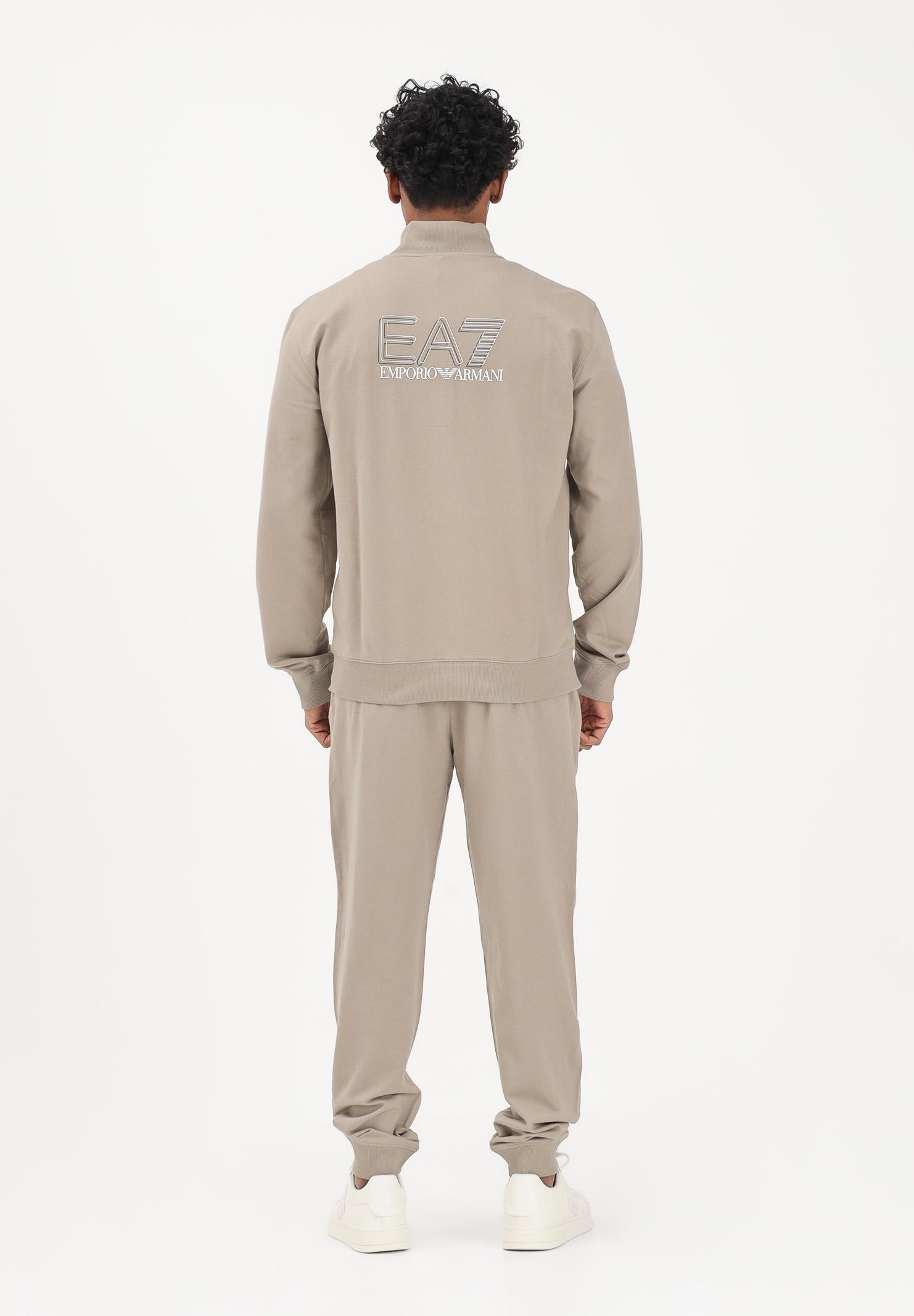 EA7 Tuta Train Visibility VI beige da uomo 7M001318AF13512 U6167 EA7 