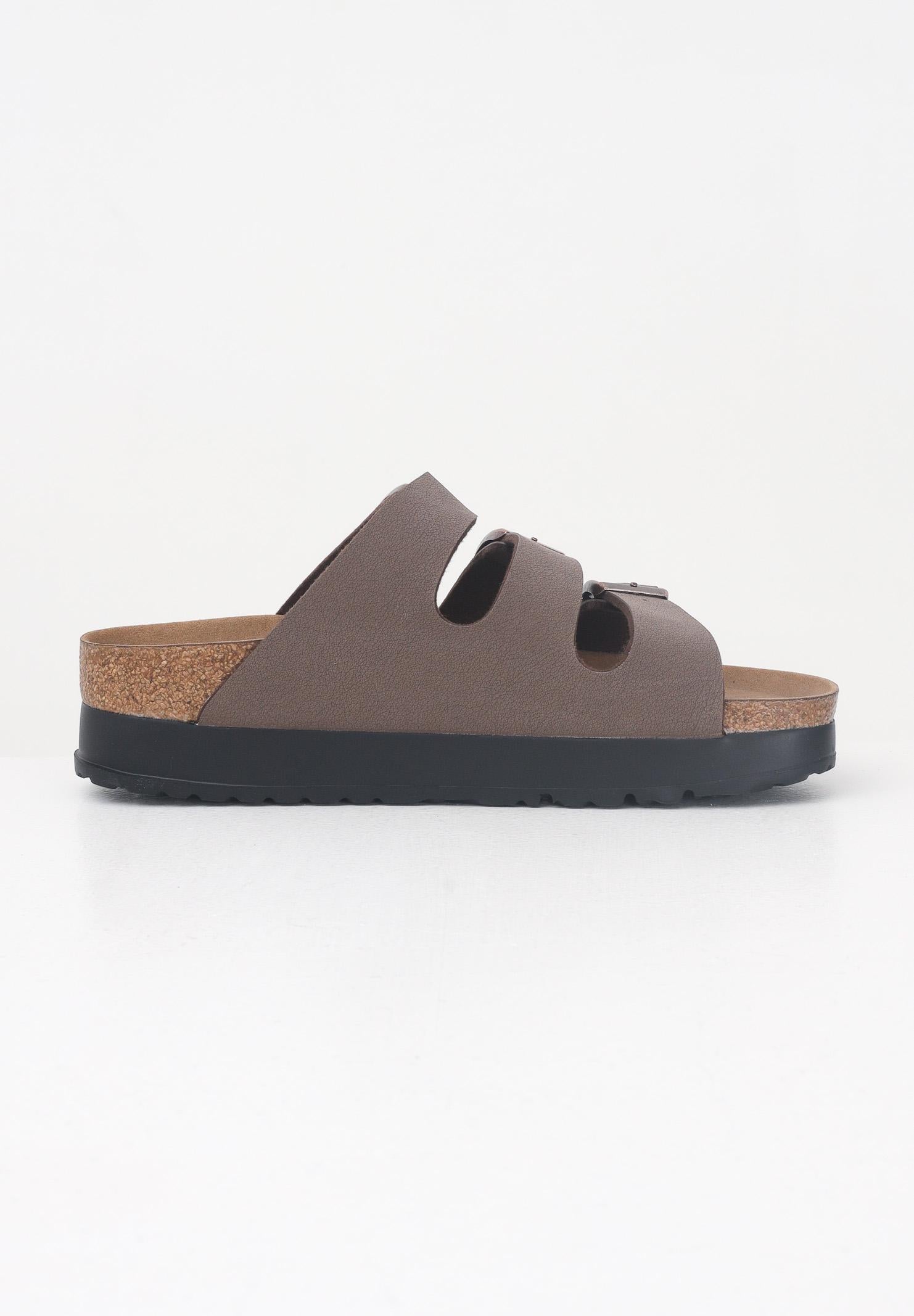BIRKENSTOCK Ciabatte Florida Flex Platform Marrone Donna