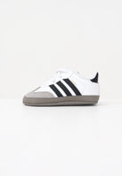 ADIDAS ORIGINALS Scarpe da culla Samba bianche e nere da neonato JI2758  ADIDAS ORIGINALS 
