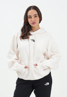 THE NORTH FACE Felpa con cappuccio Essential panna da donna NF0A89ENQLI1 . THE NORTH FACE 