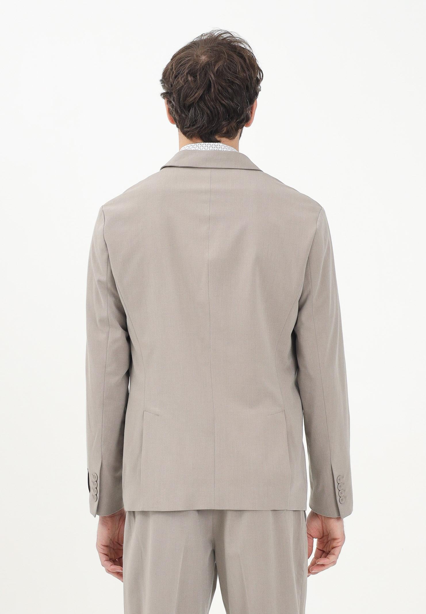 ARMANI EXCHANGE Giacca monopetto color fango da uomo XM000345AF10897 U6107 ARMANI EXCHANGE 