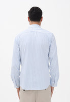 SELECTED HOMME Camicia a manica lunga bianca e azzurra da uomo con motivo a righe 16092939 CABL SELECTED HOMME 