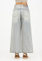 ADIDAS ORIGINALS Jeans LOOSE DENIM DESTRESSED in denim chiaro da donna KE3301  ADIDAS ORIGINALS 